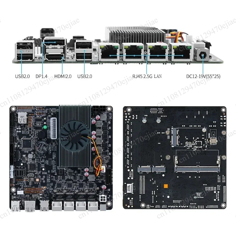 Nas Motherboard N100 6 Sata - Материнская плата N100 для NAS с