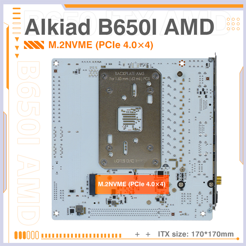 Материнская плата ERYING AM5 п – обзор и цена B650 Itx Motherboard Wifi